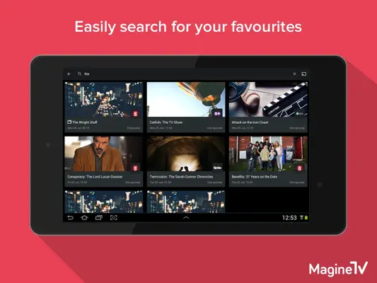 Magine TV android App screenshot 5