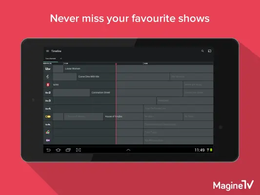 Magine TV android App screenshot 8